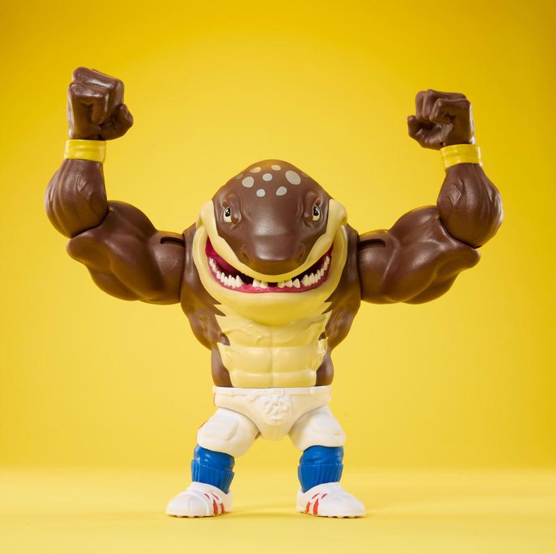 【新品未開封】 Street Sharks BIG SLAMMU Boneco de Ação Mattel Street Sharks Big Slammu - 15cm com